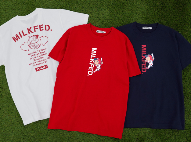 Milkfed 広島東洋カープコラボtシャツ 4 19 Fri 発売 Milkfed Official Site ミルクフェド オフィシャルサイト
