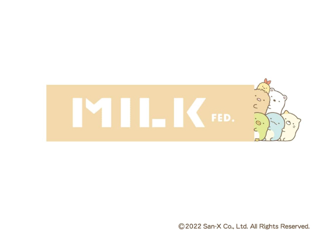 MILKFED. × すみっコぐらし 10/28 (FRI) ORDER START!! : MILKFED